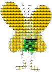 Pseudomotyl żółtawy czyli Motyl KSI;) po zastosowaniu wyrafinowanych technik obróbki materiału graficznego.
